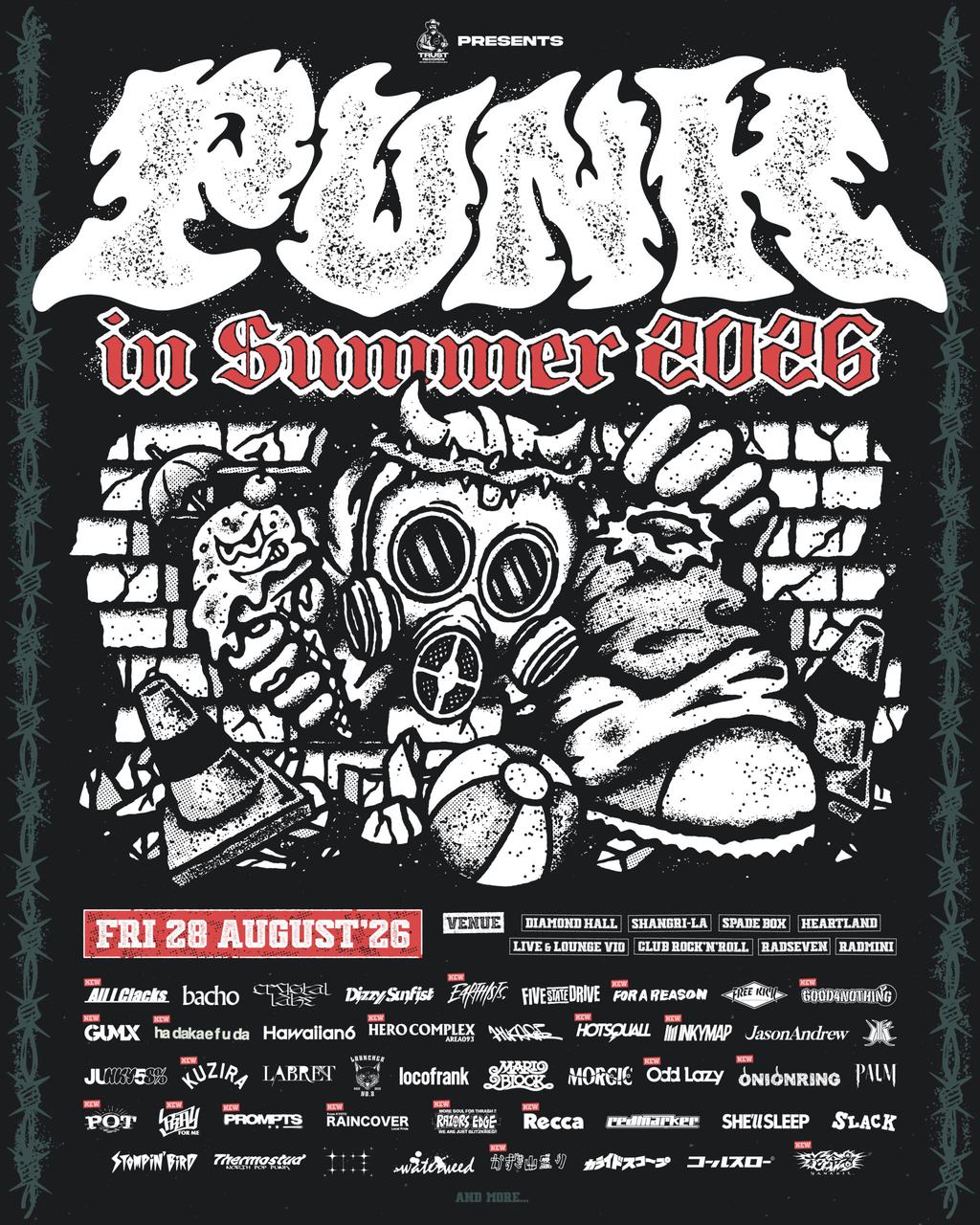 TRUST RECORDS presents. PUNK IN SUMMER 2026 写真 1