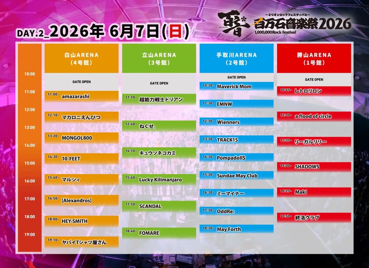 百万石音楽祭2026 ～ミリオンロックフェスティバル～ 写真 1