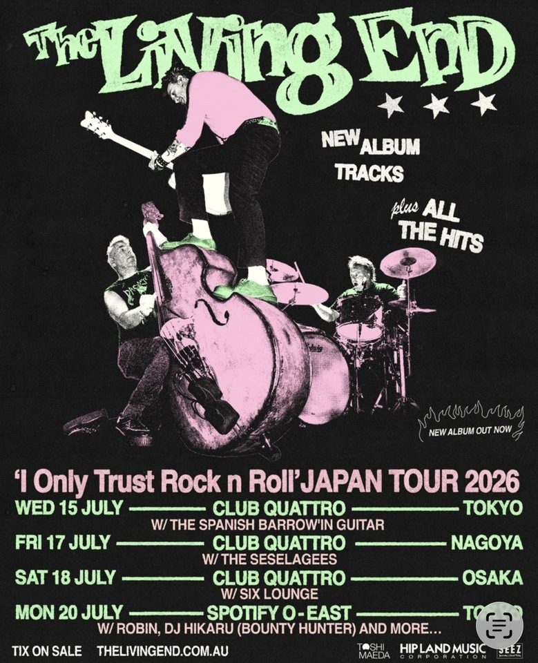 The Living End 『ジャパンツアー"I Only Trust Rock n Roll" JAPAN TOUR 2026』 写真 1