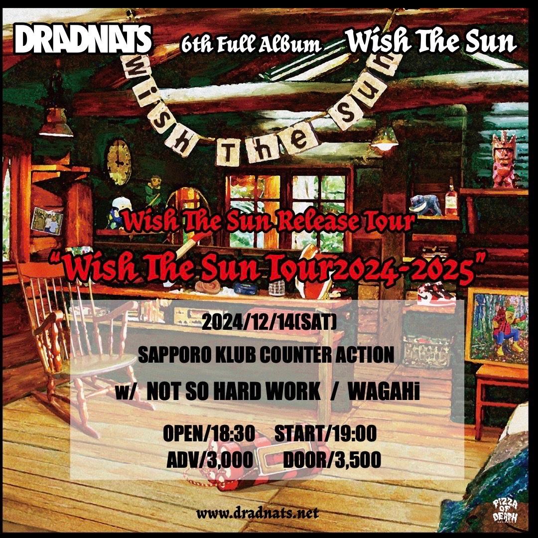 DRADNATS 6th album [Wish The Sun] Release Tour 写真 1