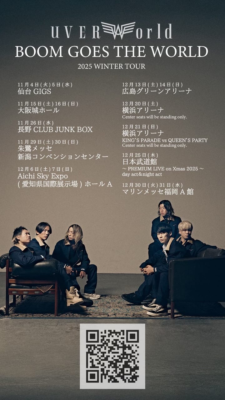 UVERworld 2025 WINTER TOUR "BOOM GOES THE WORLD" 写真 1