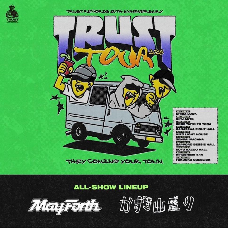 TRUST RECORDS presents 「TRUST TOUR 2026」 写真 1