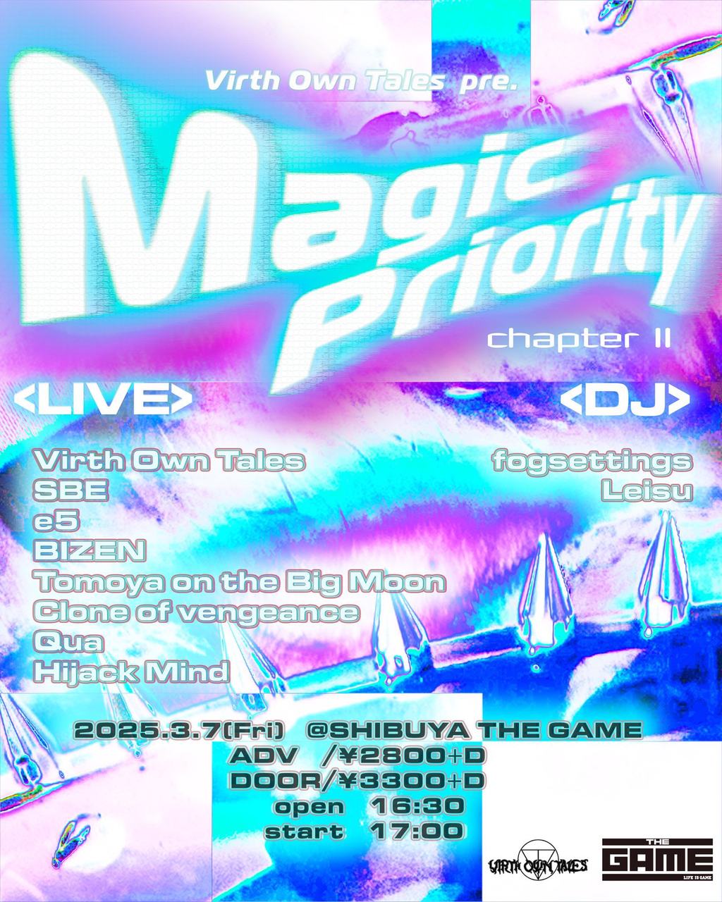 渋谷 THE GAME Virth Own Tales 『Magic Priority chapter2』 写真 1