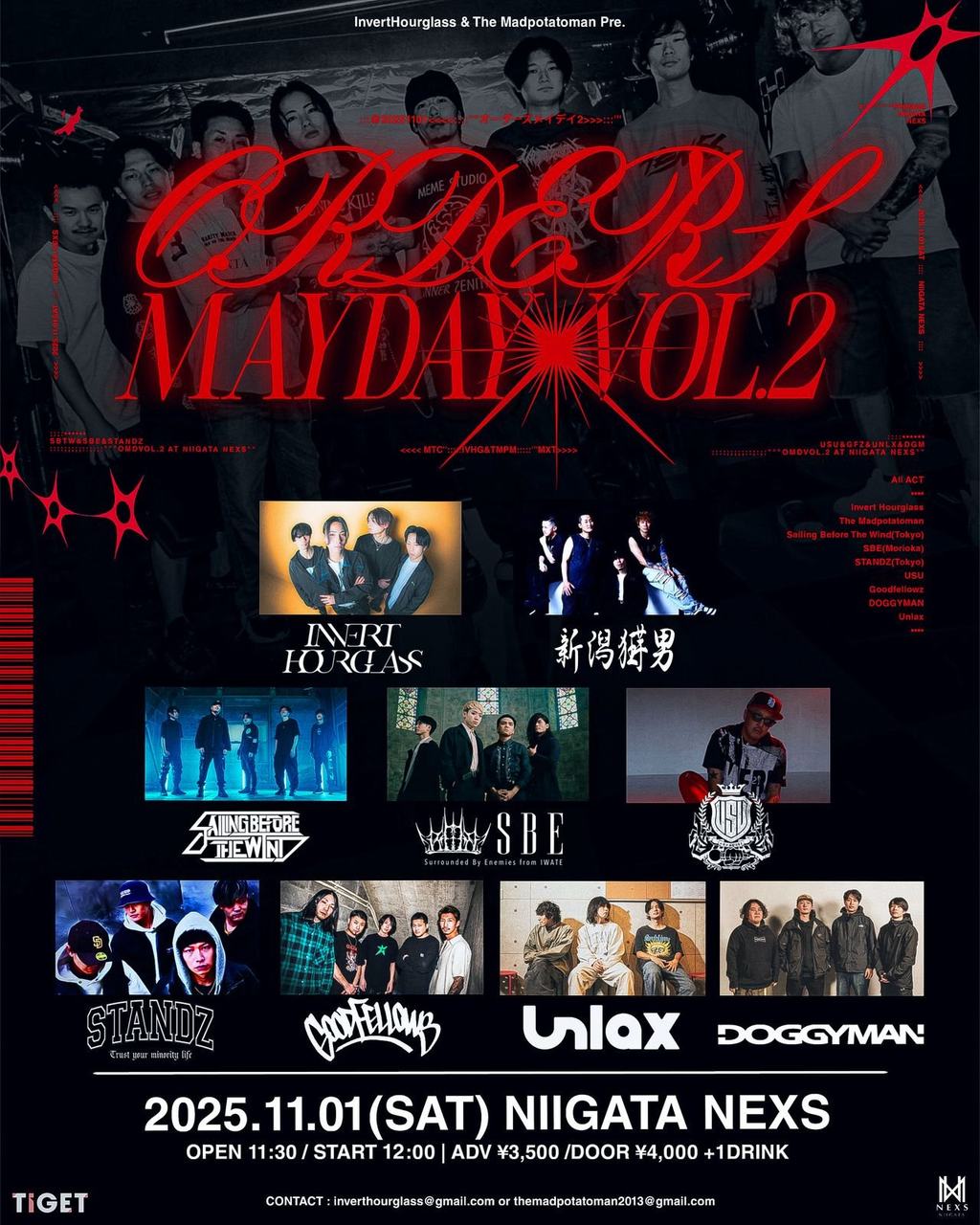 新潟 NEXS ORDER’S MAYDAY vol.2 写真 1