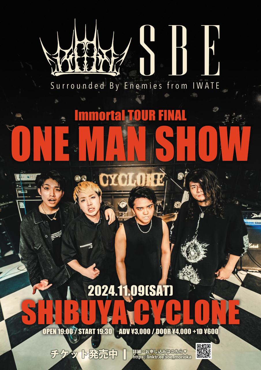 渋谷 CYCLONE SBE【Immortal TOUR FINAL】ONE MAN SHOW 写真 1