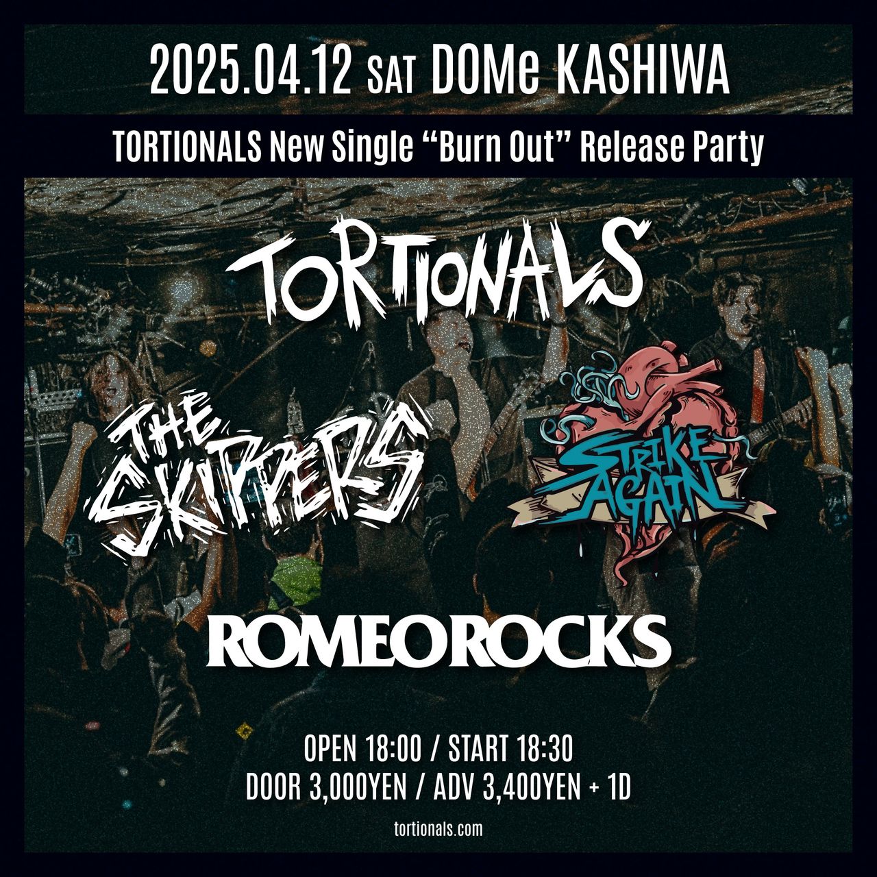 TORTIONALS PRE. New Single “Burn Out” Release Party 写真 1