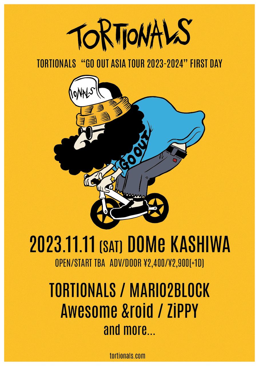 TORTIONALS “GO OUT ASIA TOUR 2023-2024” FIRST DAY 写真 1