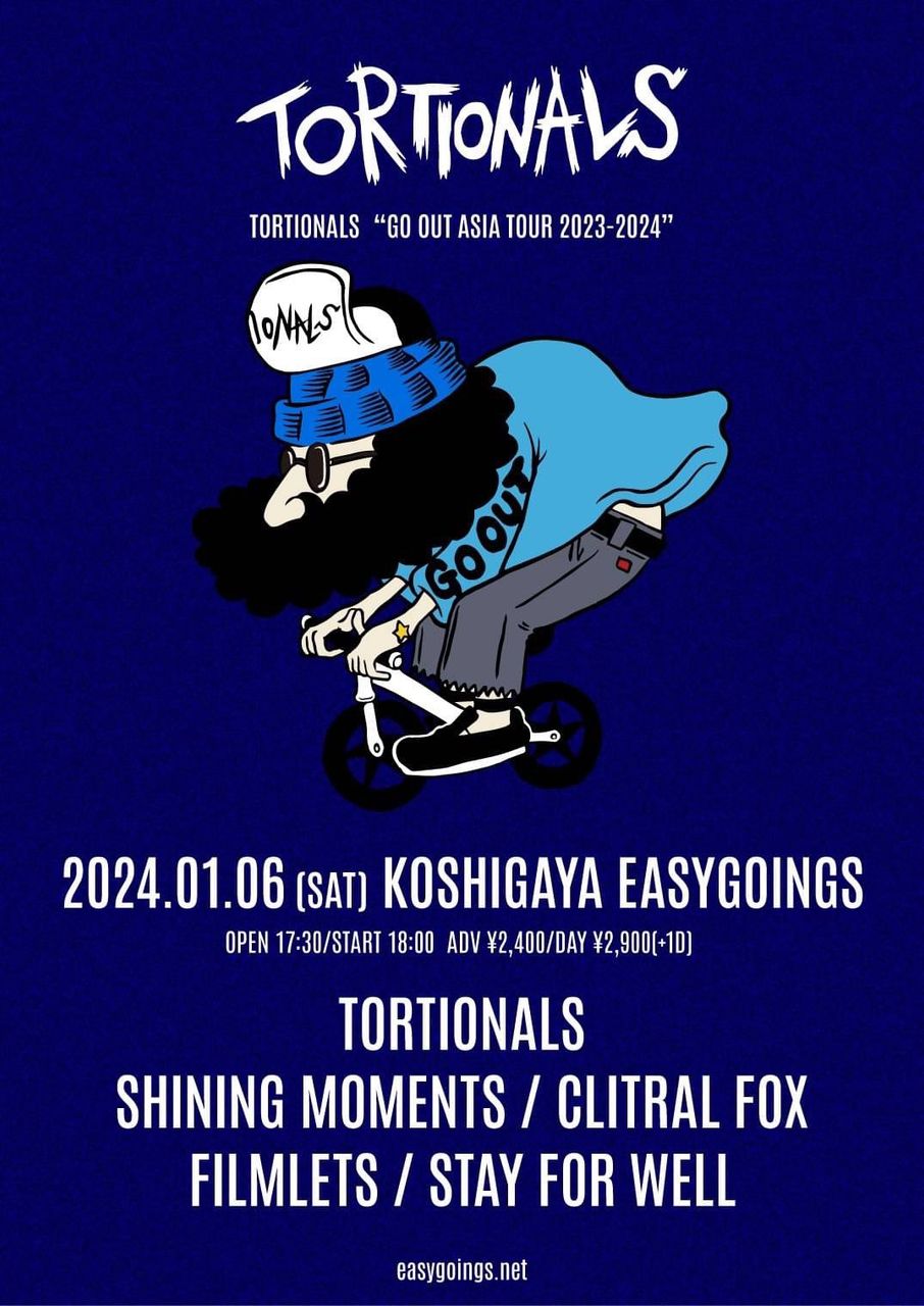 【GO OUT ASIA TOUR 2023-2024】 TORTIONALS × sdkt presents. 写真 1