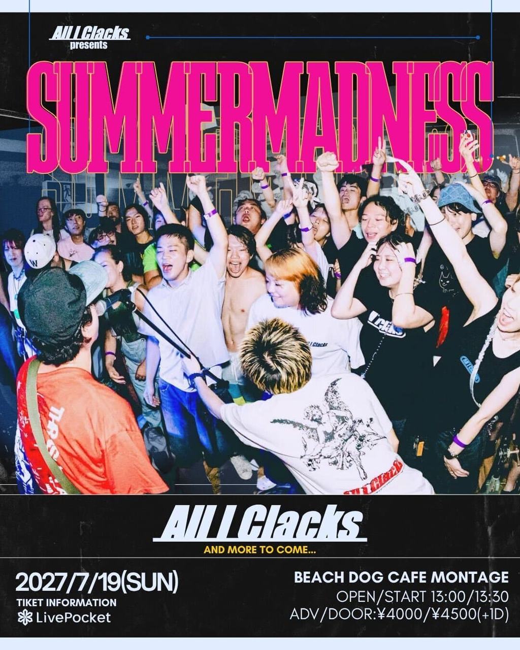 All I Clacks presents SUMMER MADNESS(兵庫) 写真 1