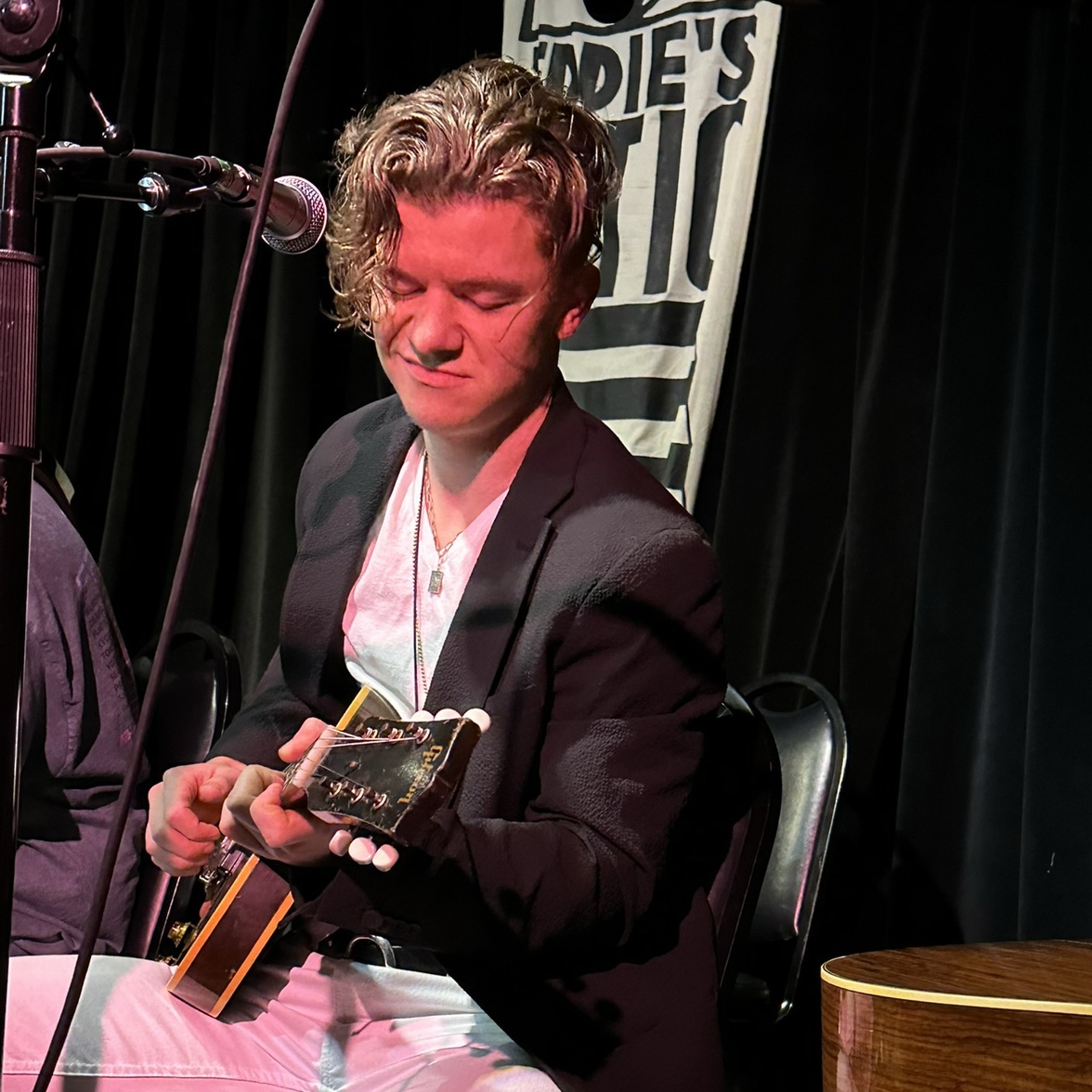 Griffin Ackermann at Crooked Can Brewing