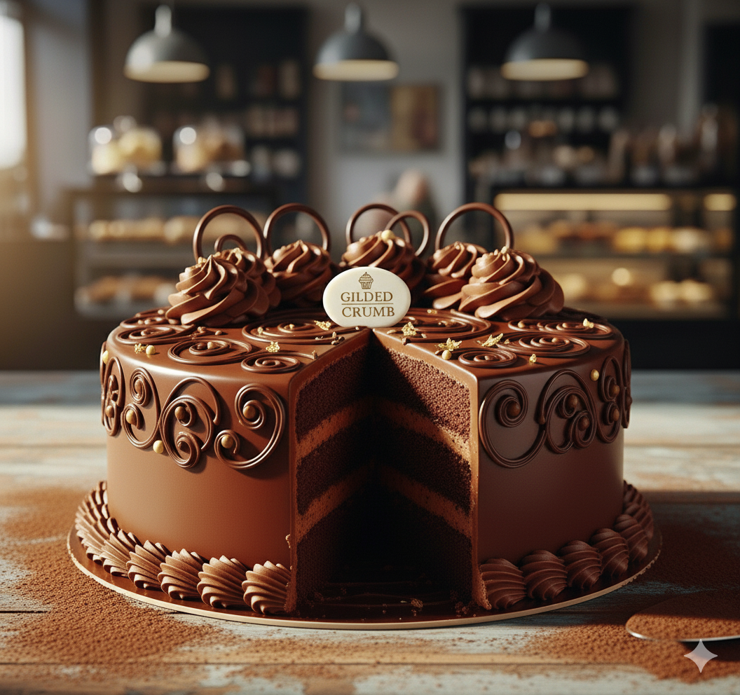 Ornate Chocolate Ganache