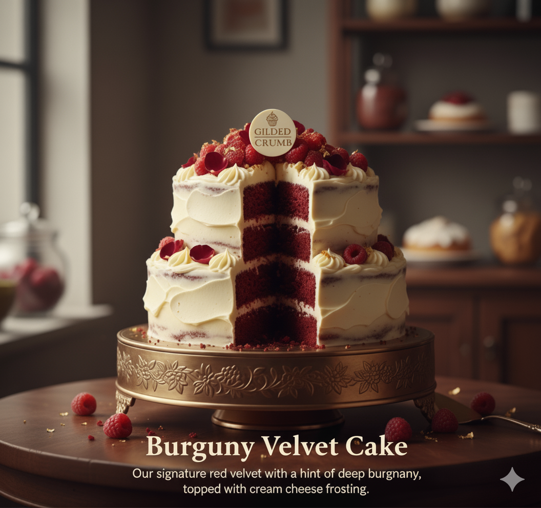 Burgundy Velvet Cake
