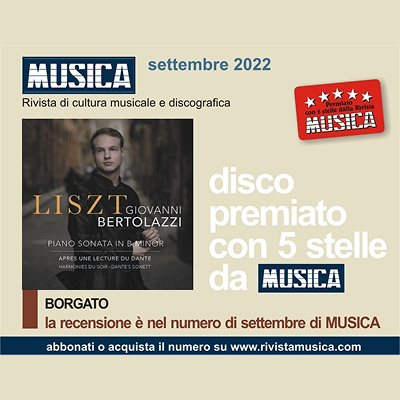 CD receives 5 Stars from MUSICA Magazine
