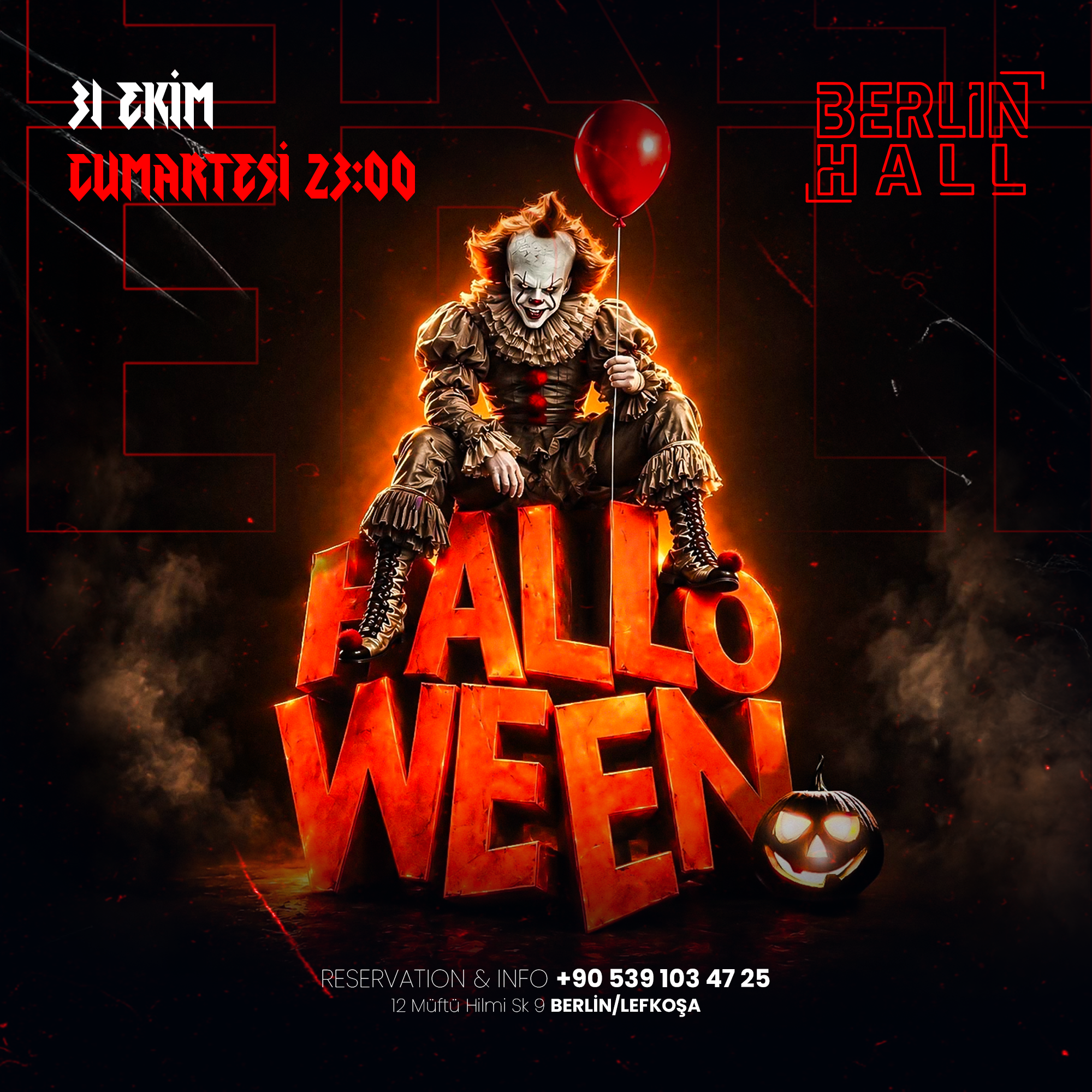 BERLIN HALL HALLOWEEN