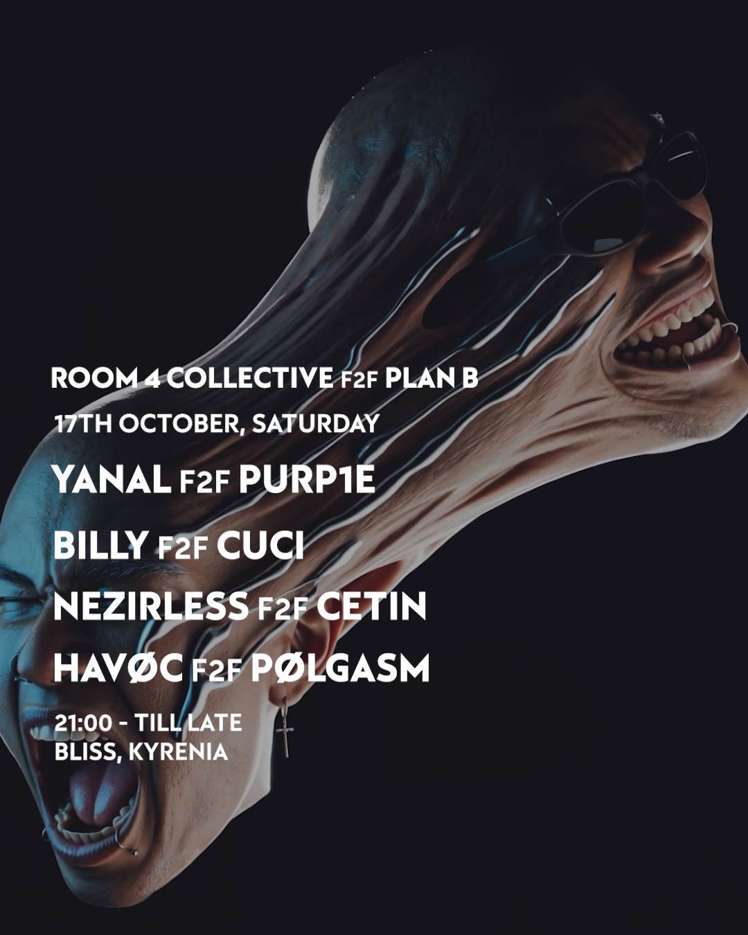 Room 4 Collective: Face 2 Face Plan B
