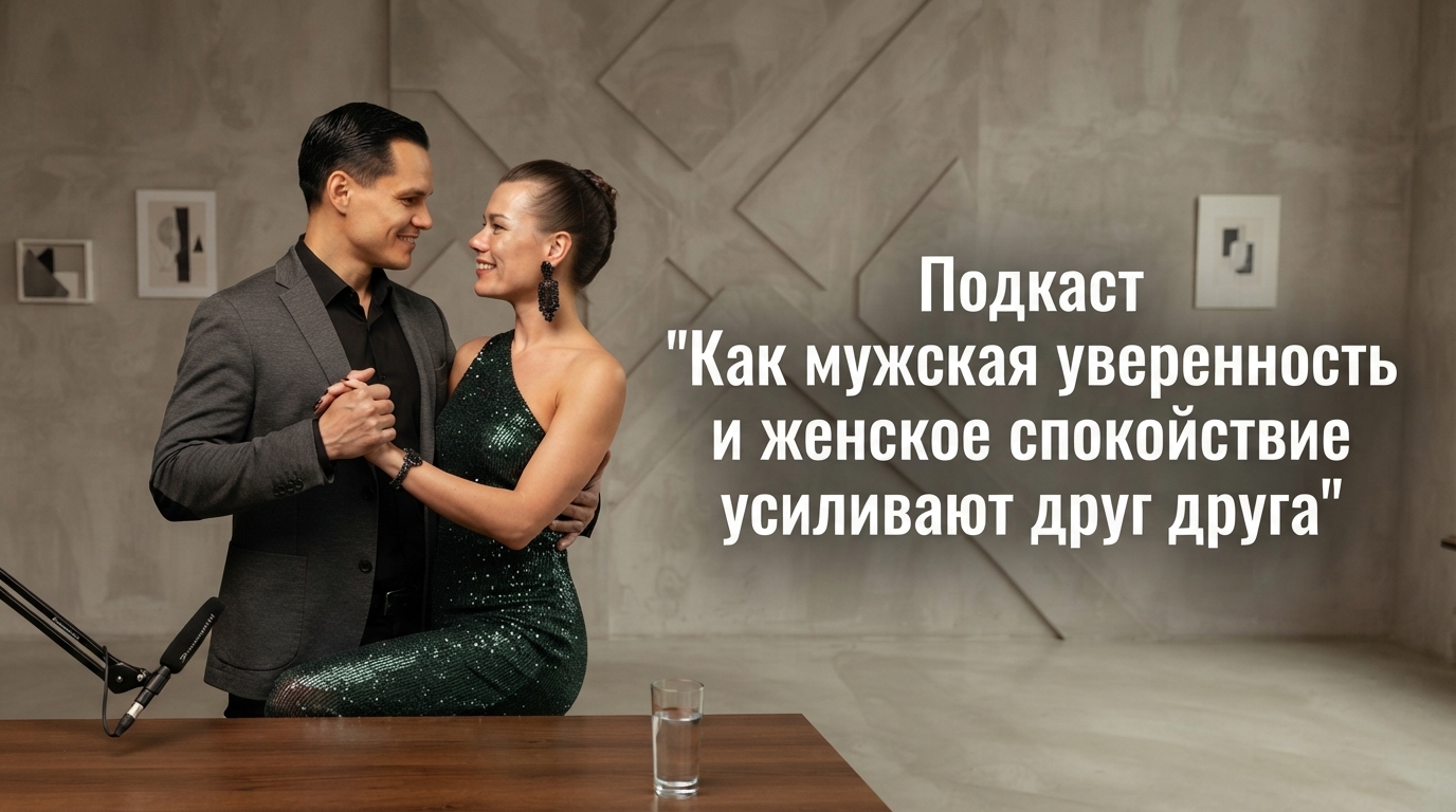 Подкаст "Как мужская уверенность и женское спокойствие усиливают друг друга"