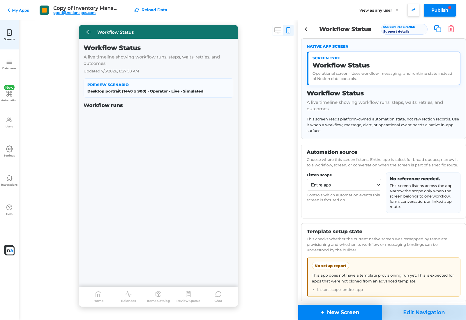 Workflow lifecycle concept