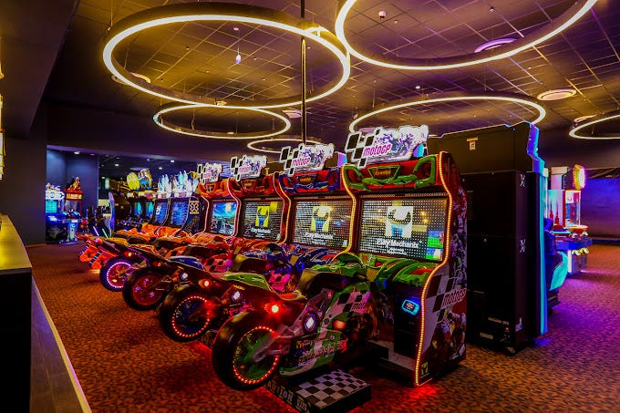 Play arcade games