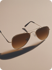 Retro aviator sunglasses