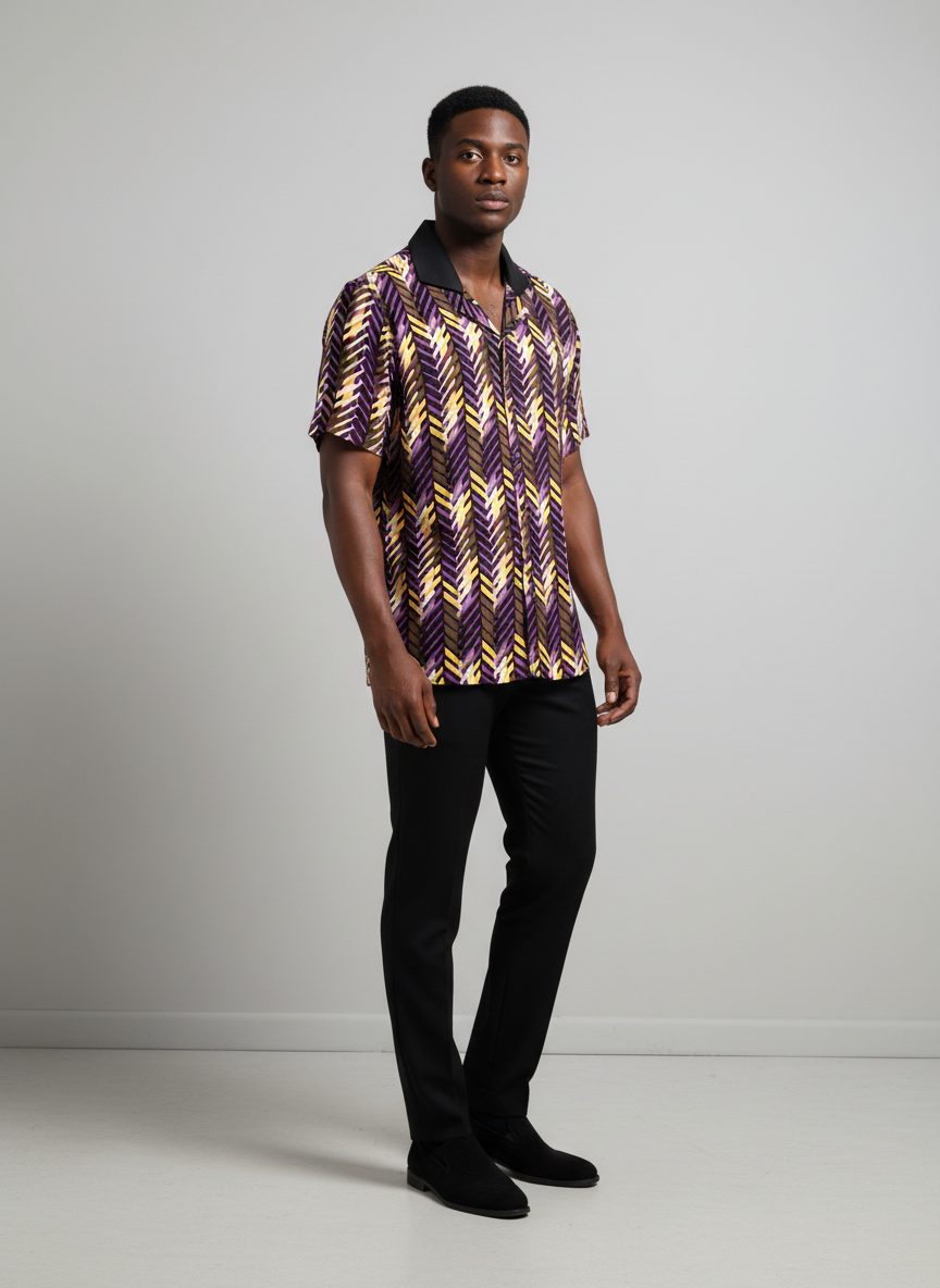 Black collar vintage