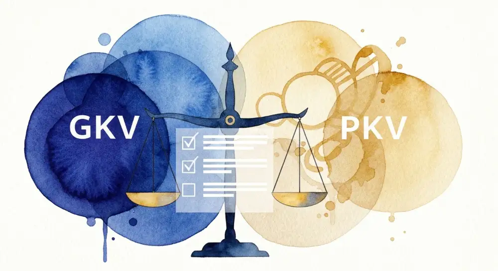GKV vs. PKV Vergleich: Die umfassende Checkliste für Ihre Entscheidung