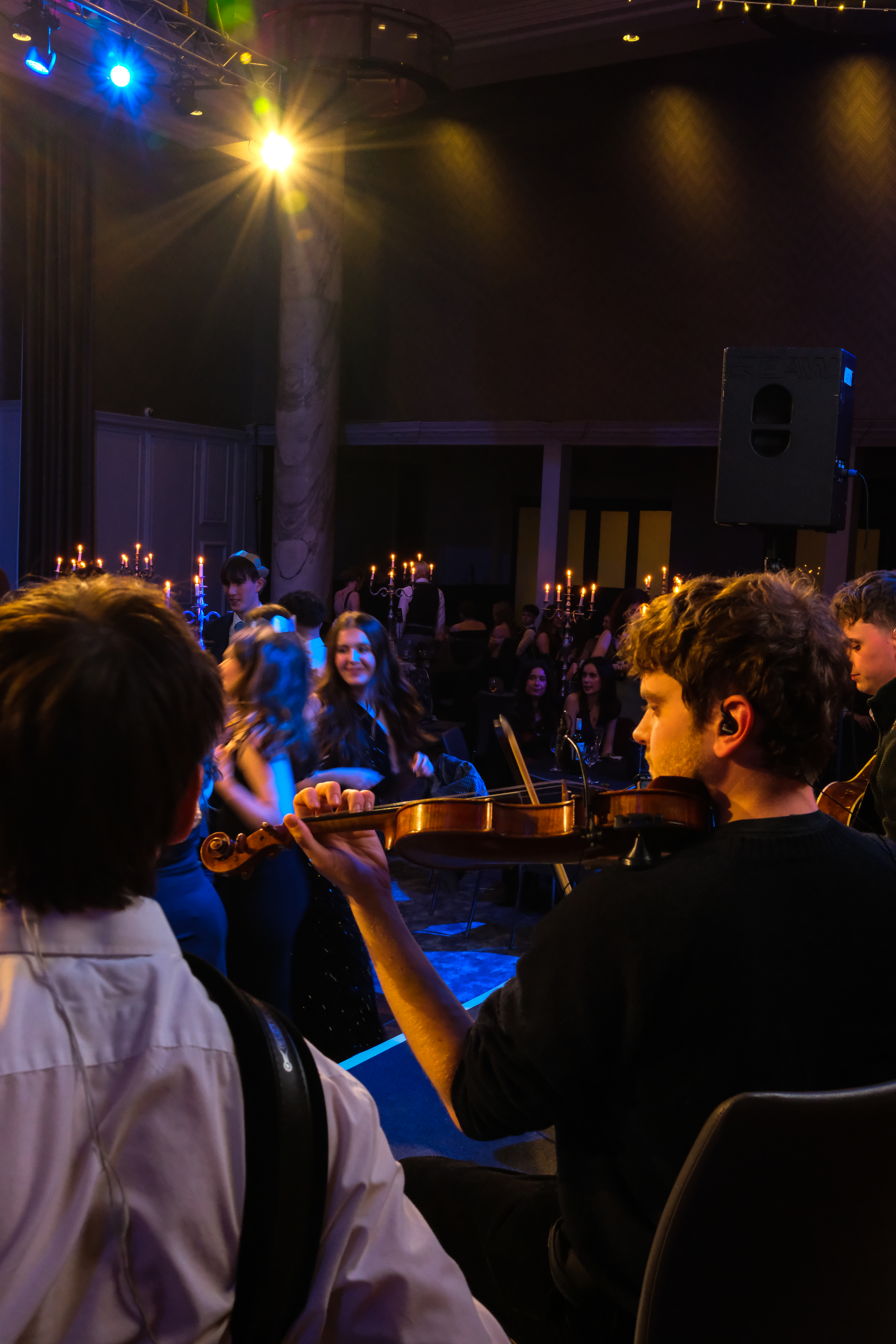 GLA Ceilidh Band playing at a large event