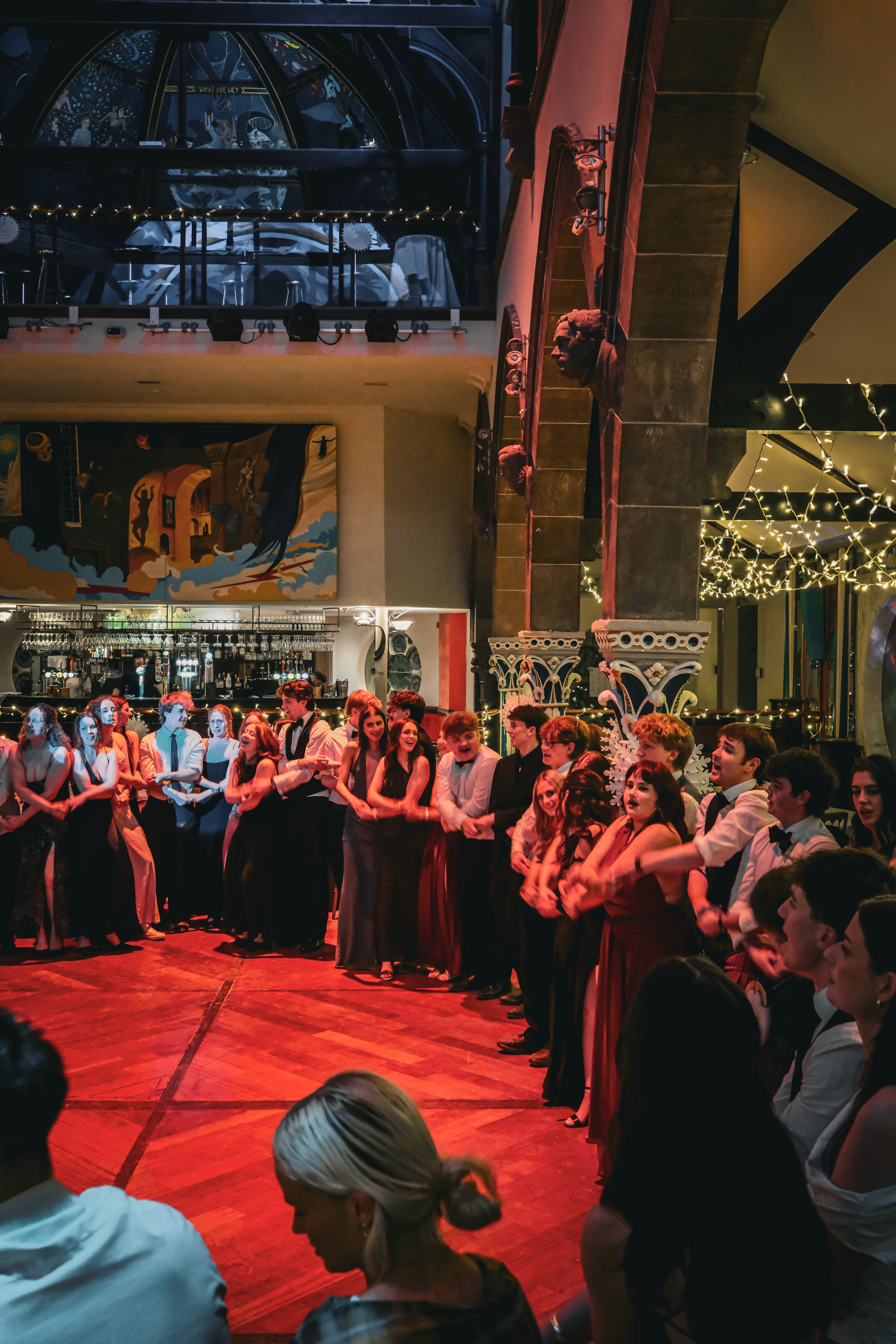 GLA Ceilidh Band playing at a lively party
