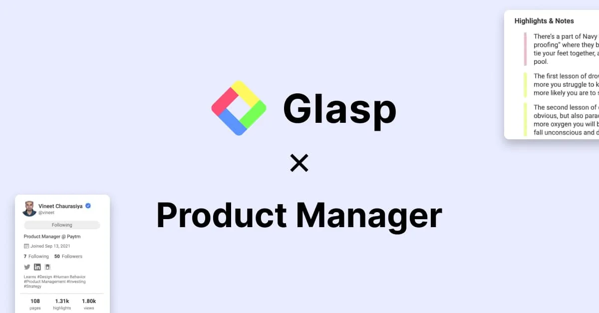 Glasp × Product Manager