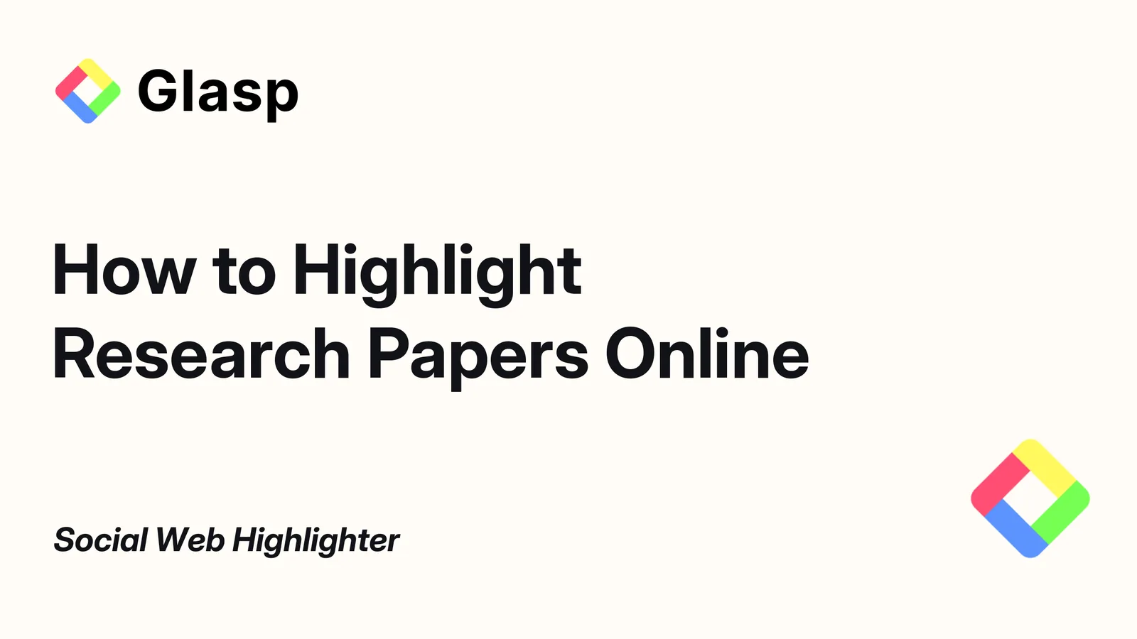 How to Highlight Research Papers Online