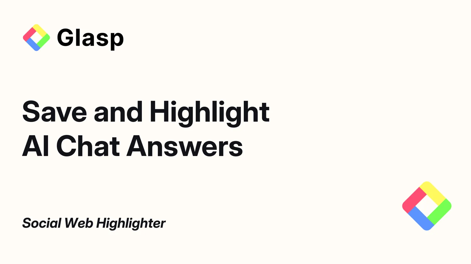 Save and Highlight AI Chat Answers