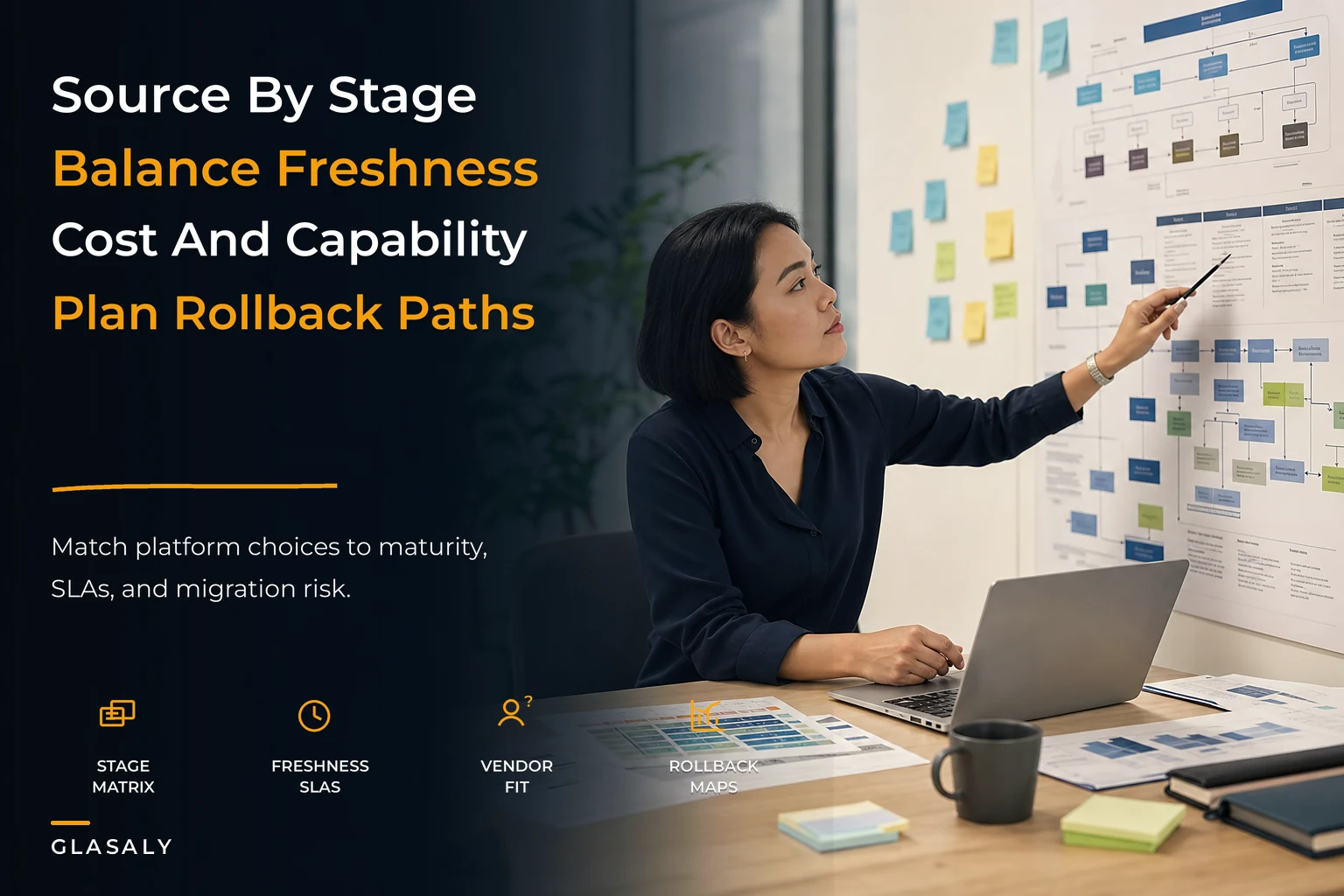 A stage-based decision matrix for analytics platform sourcing