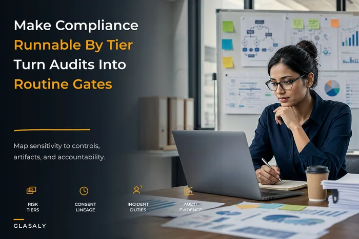 Operational analytics compliance framework that makes audits routine