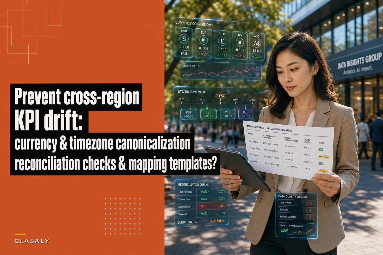 Prevent cross-region KPI drift with canonicalization and conversion rules