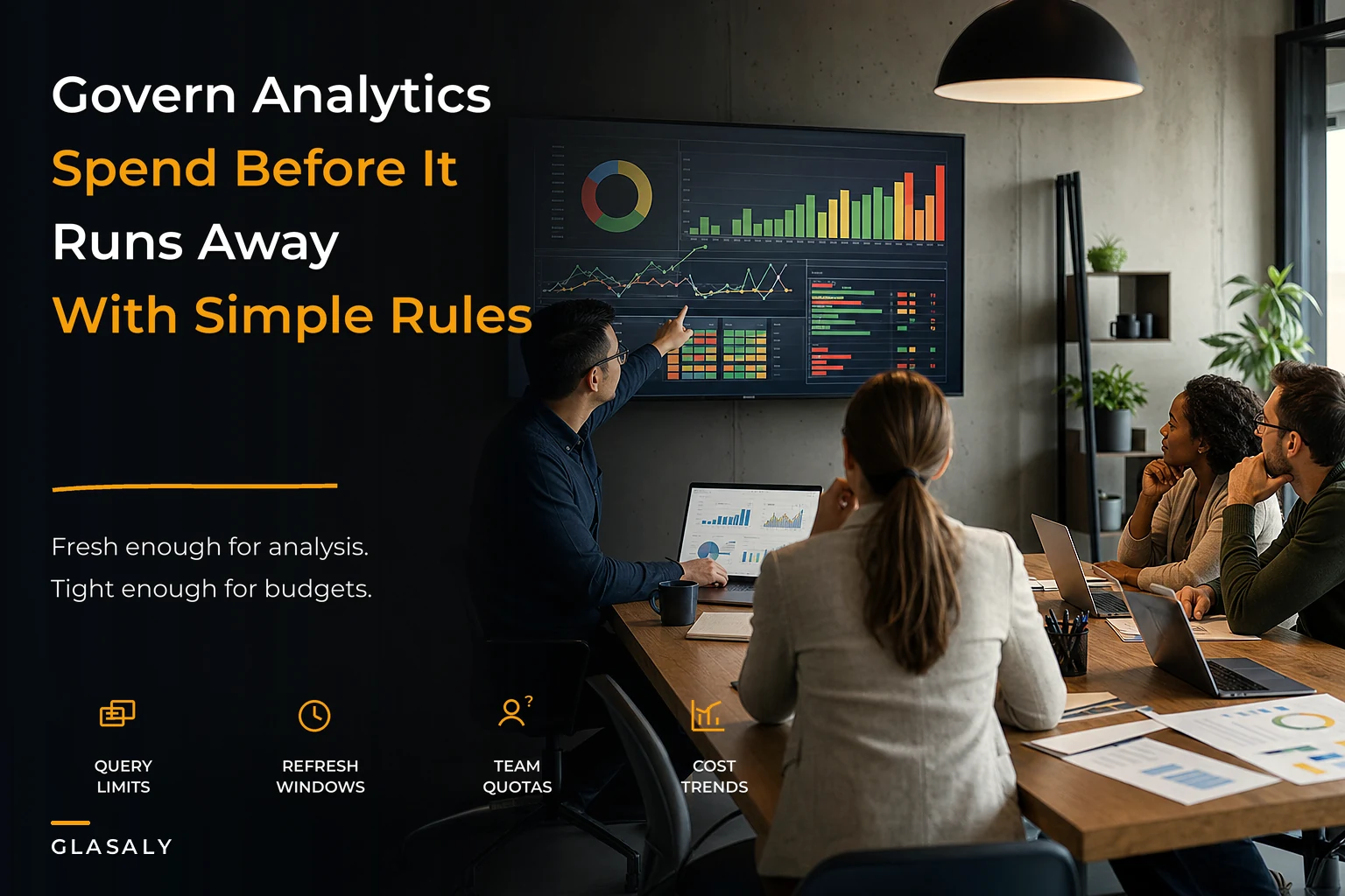 Stop runaway analytics costs: governance policies and low-effort controls for query and storage spend