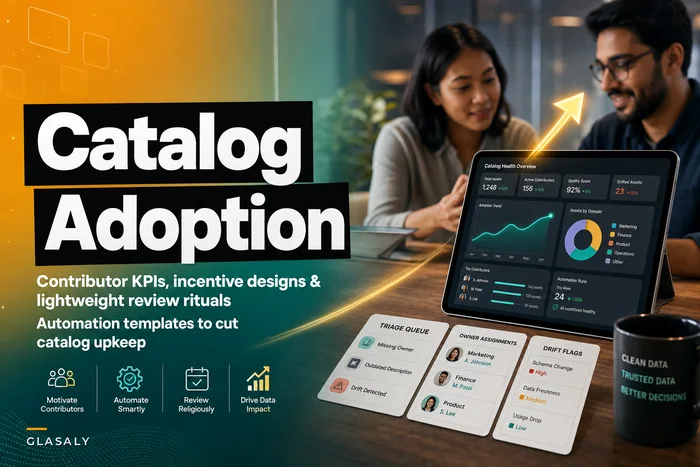 Sustain your internal data catalog: contributor incentives, lightweight automation and maintenance rituals