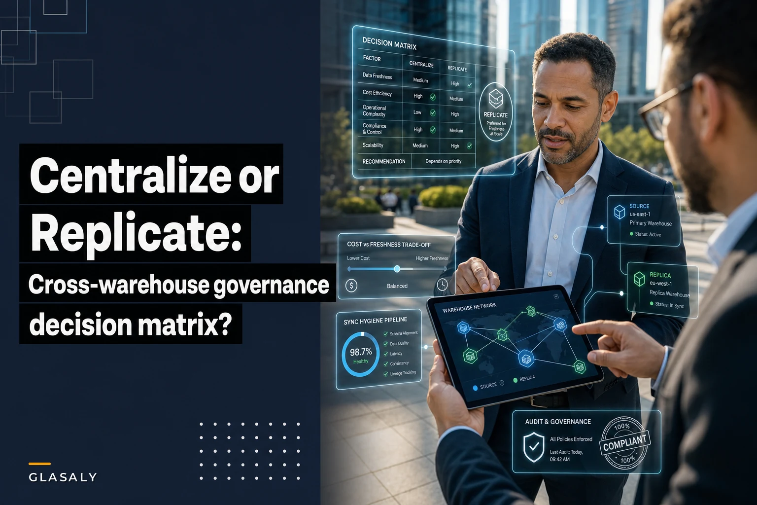 When to centralize vs replicate: a cross-warehouse governance decision matrix for multi-platform analytics