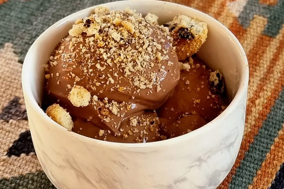 Enkel och god vegansk chokladglass