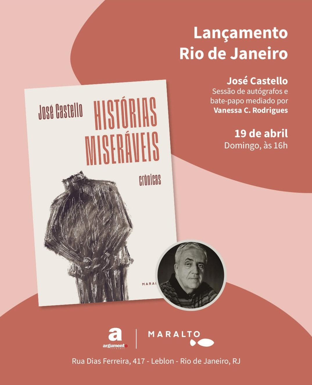 Lançamento Histórias Miseráveis