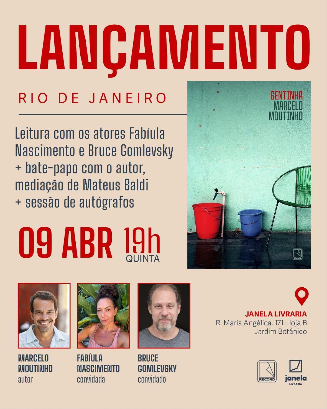 Lançamento Gentinha-Marcelo Moutinho