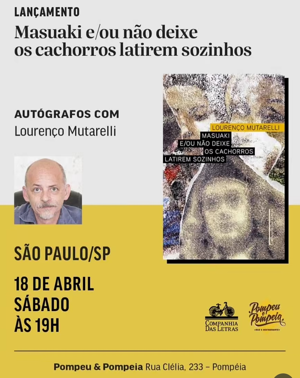 LOURENCO MUTARELLI MASUAKI E/OU NÃO DEIXE CACHORROS LATIREM SOZINHOS