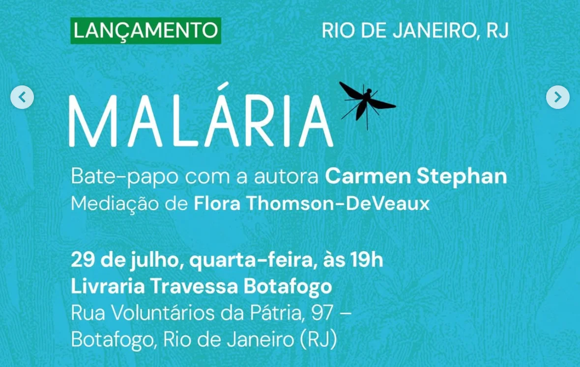 Lançamento de Malária com Carmen Stephan