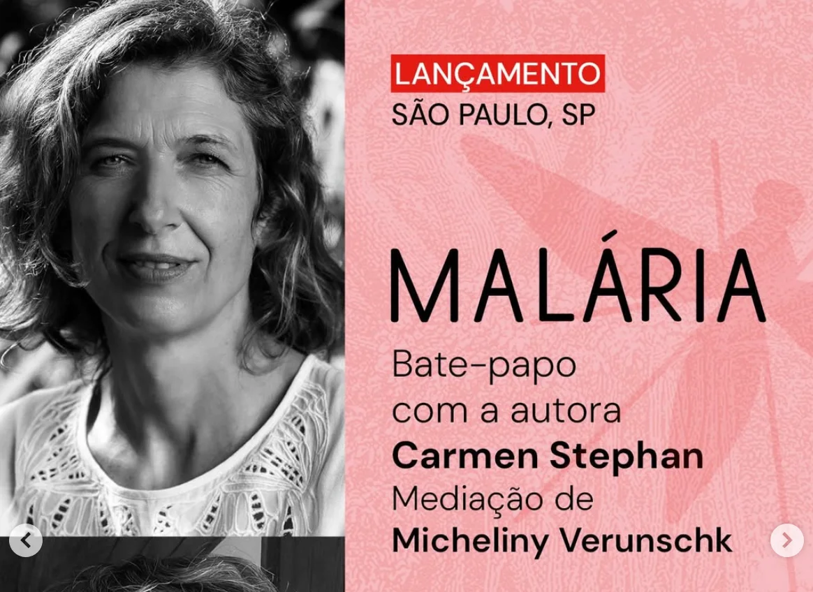 Lançamento de Malária com Carmen Stephan