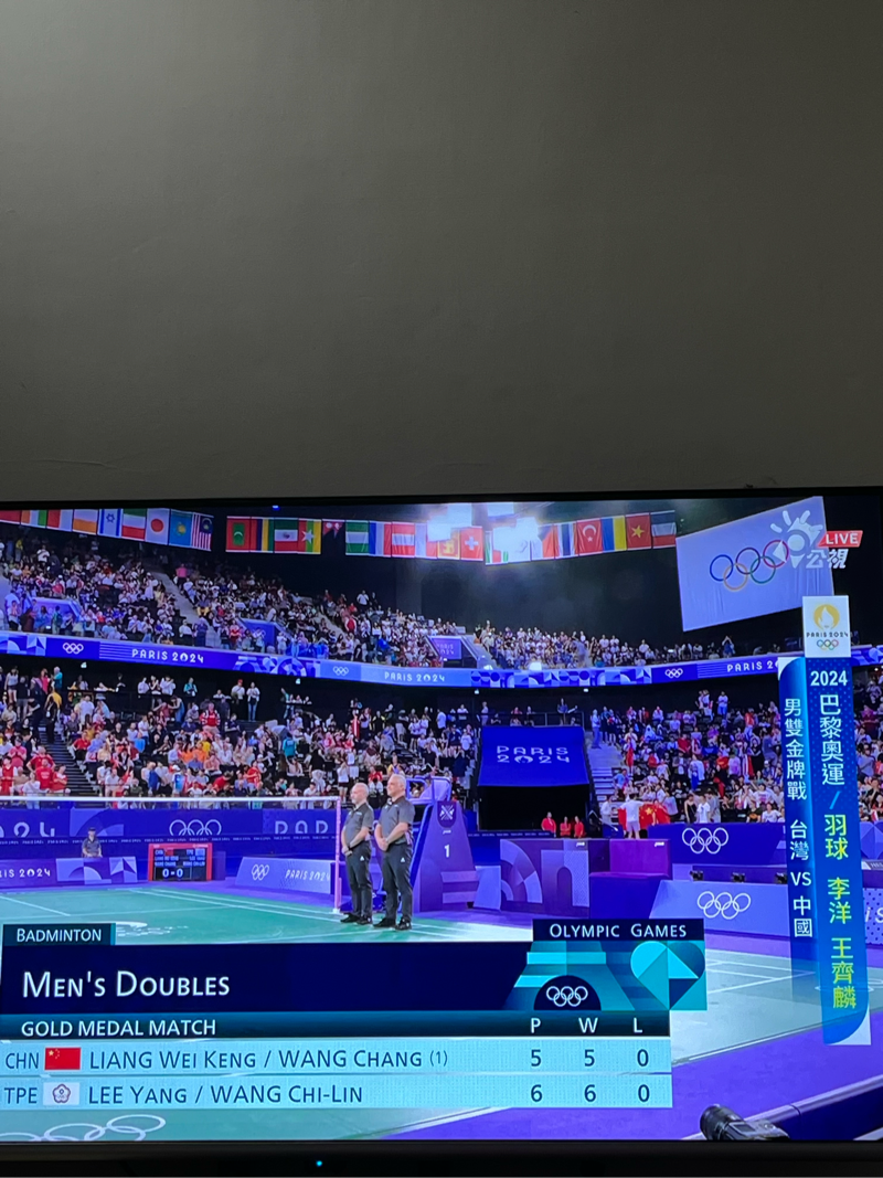 巴黎奧運男雙羽球金牌戰🏅加油！！