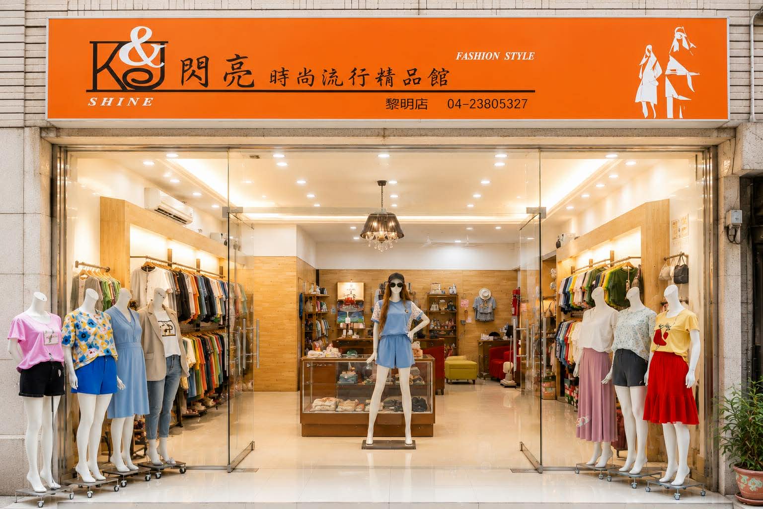 台中南屯老字號服飾店!K & J SHINE閃亮服飾店-黎明店:專屬穿搭建議超貼心