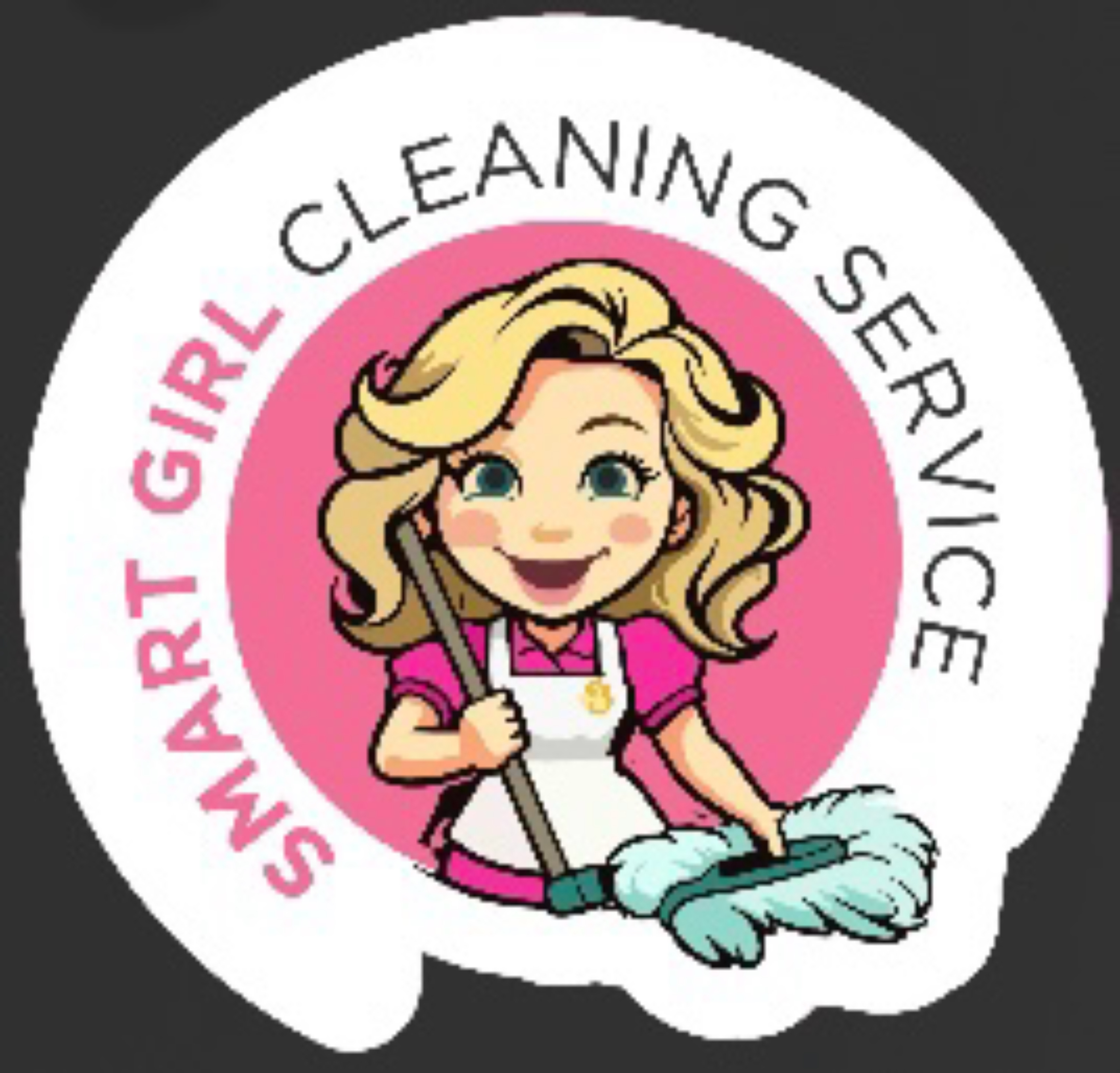 Smart girl cleaning services  logo