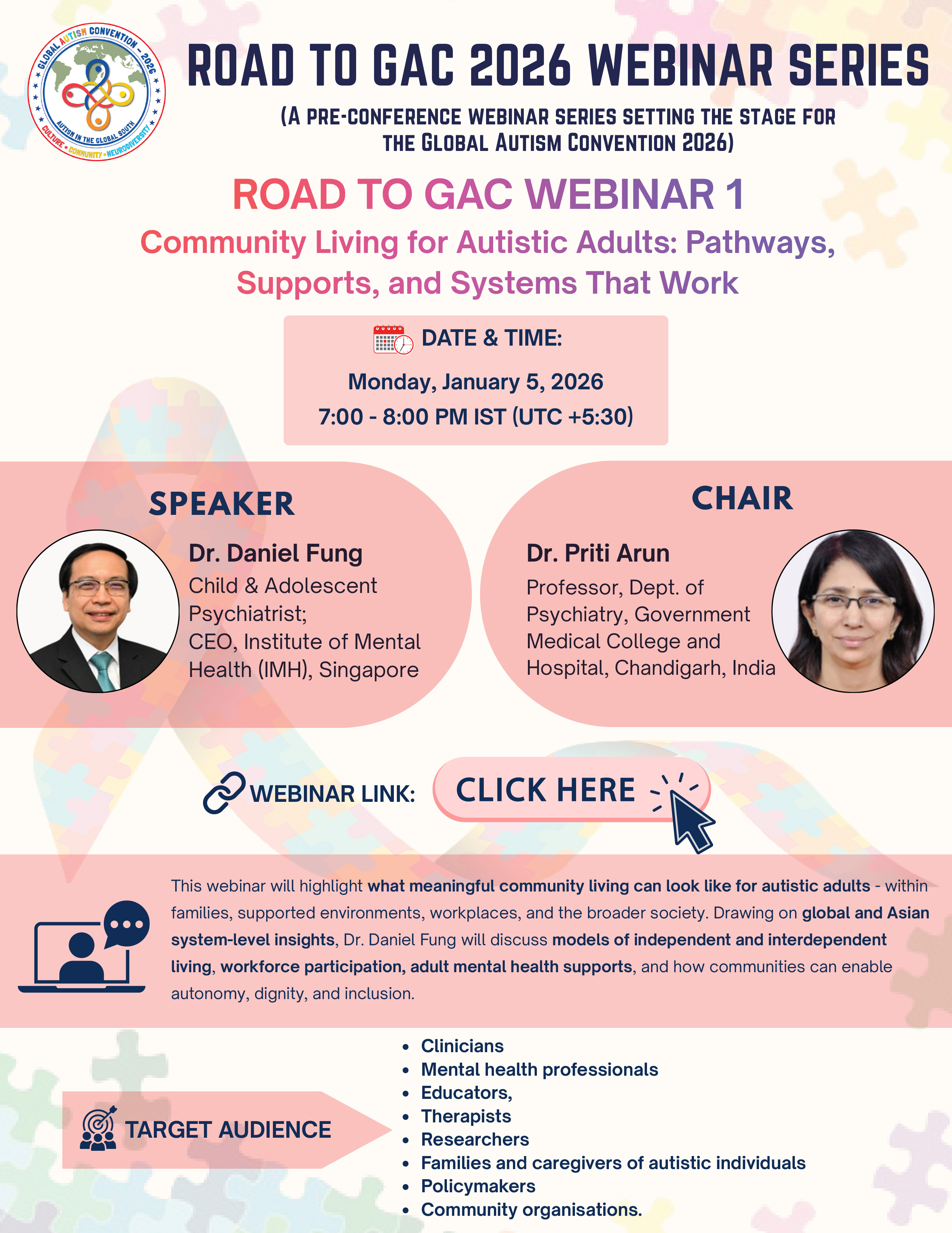 Road to GAC Webinar 1 Poster