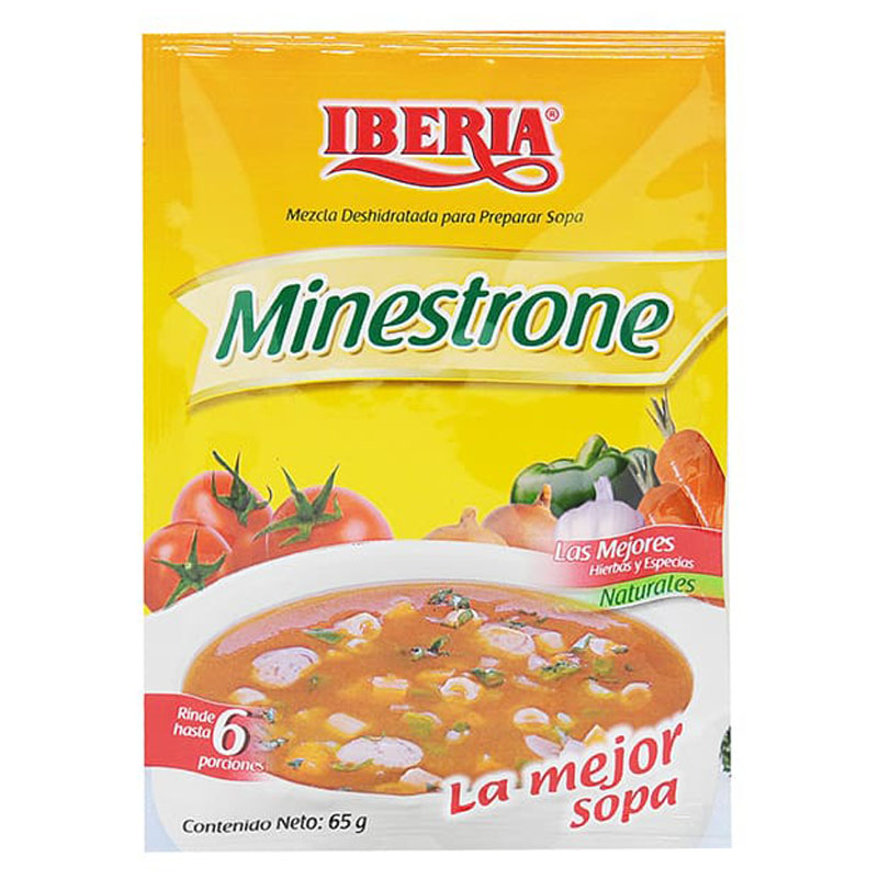 SOPA DE MINESTRONE IBERIA 65 GR