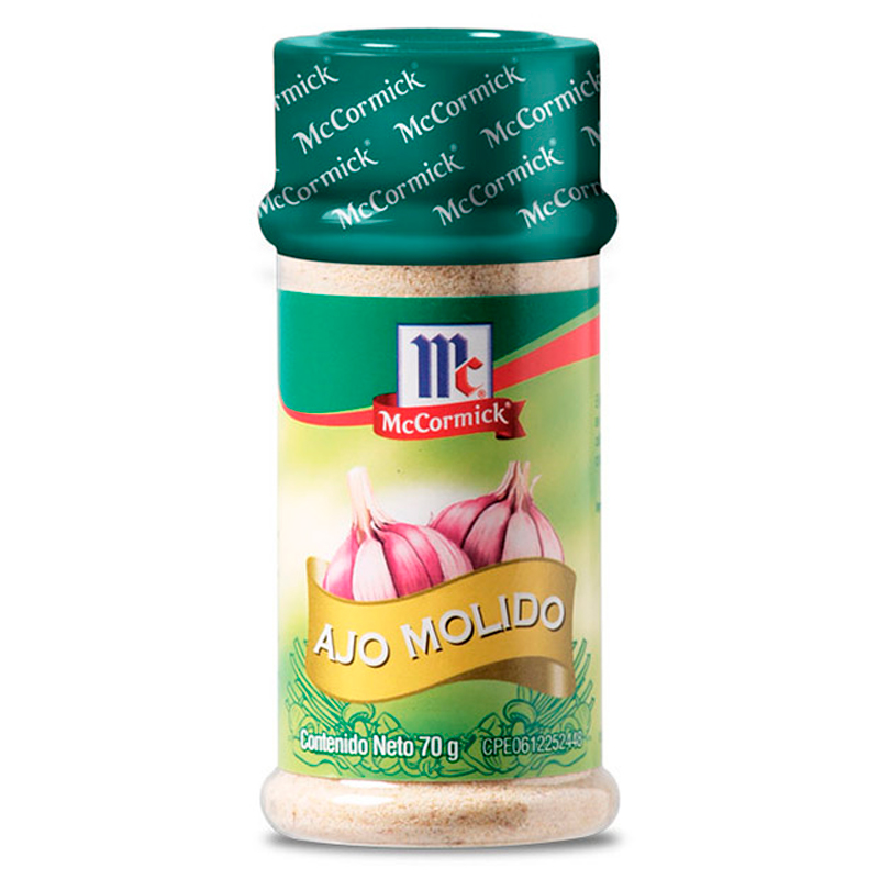 AJO PURO MOLIDO MCCORMICK 70 GR