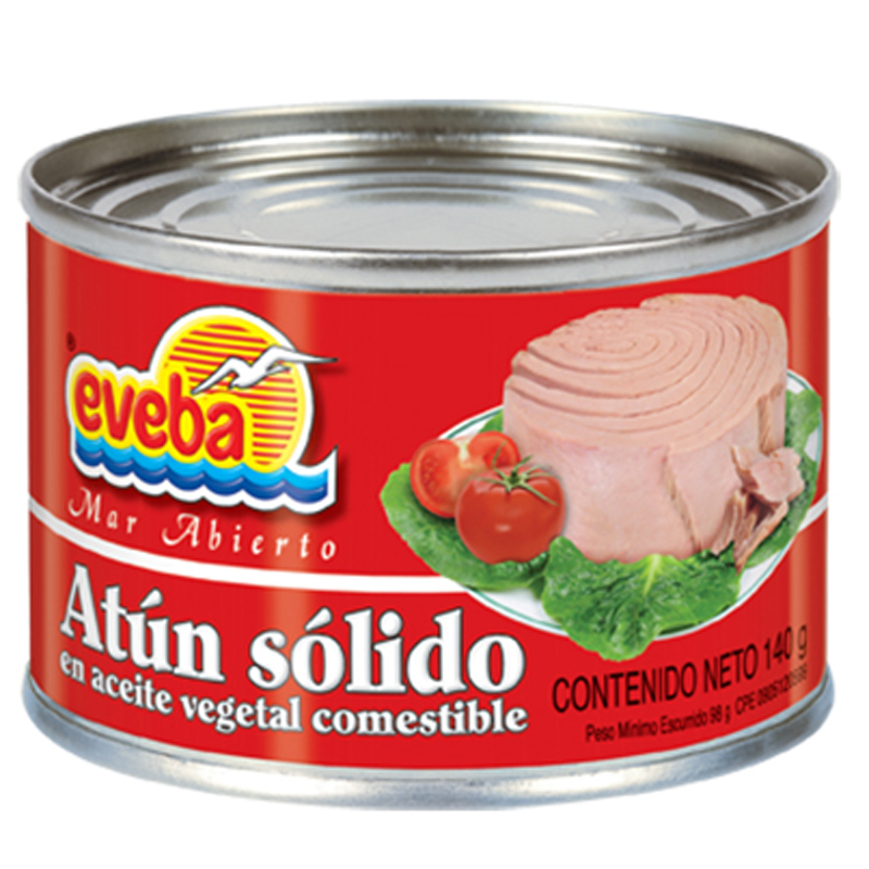 ATÚN EVEBA ACEITE VEG 140 GR