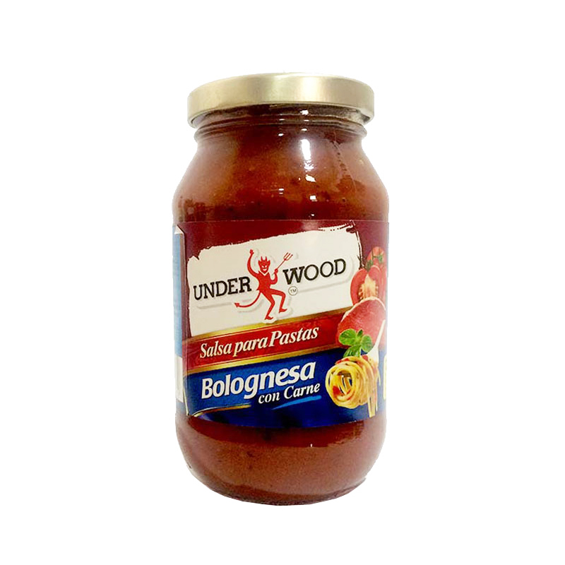 SALSA UNDER WOOD 490 GR BOLOGNESA C/CARNE